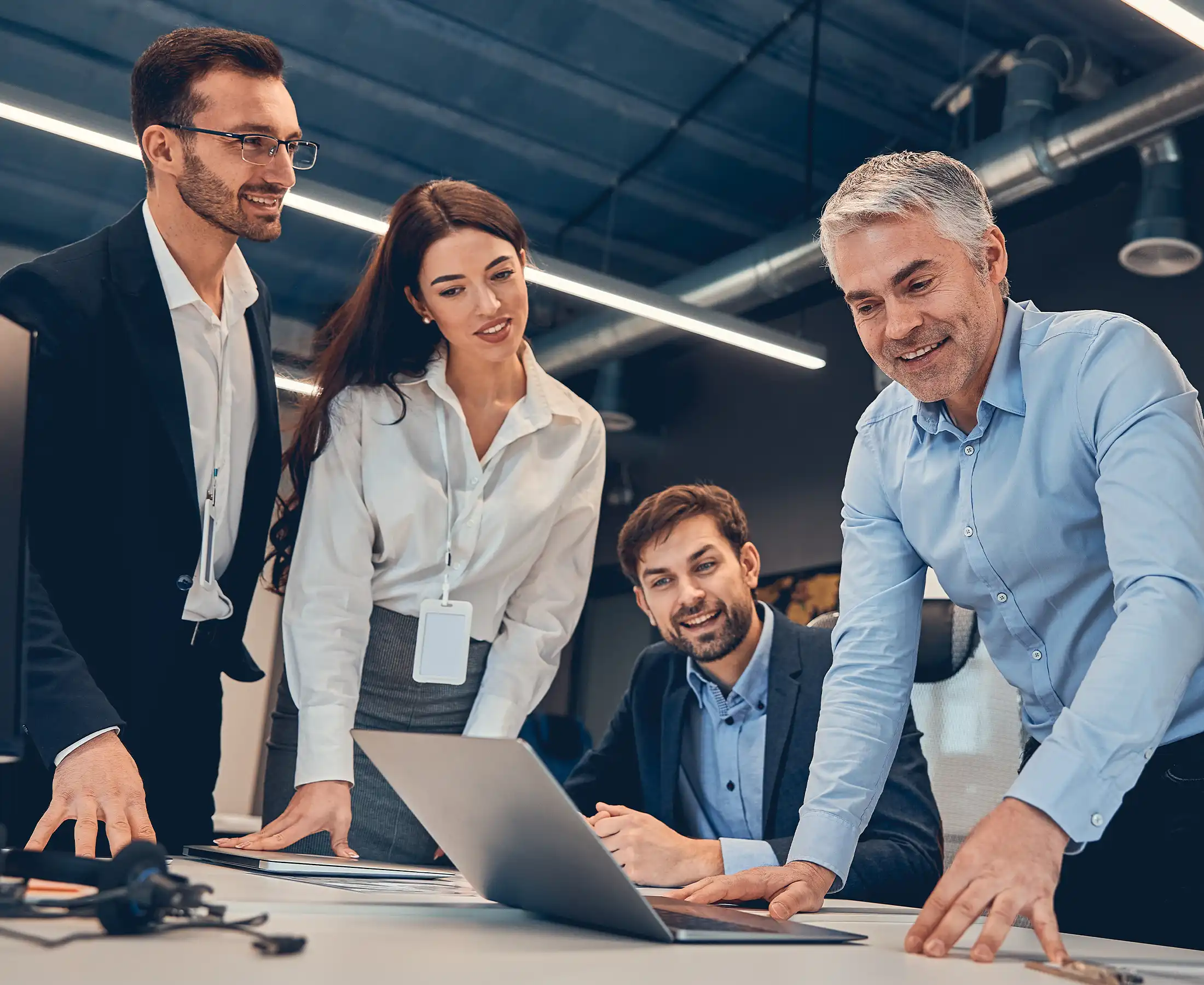 modern office meeting